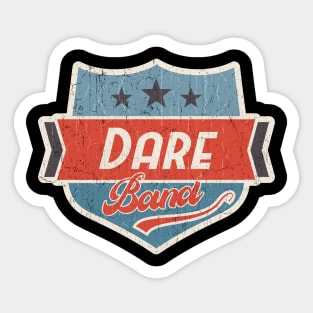 dare vintage art Sticker